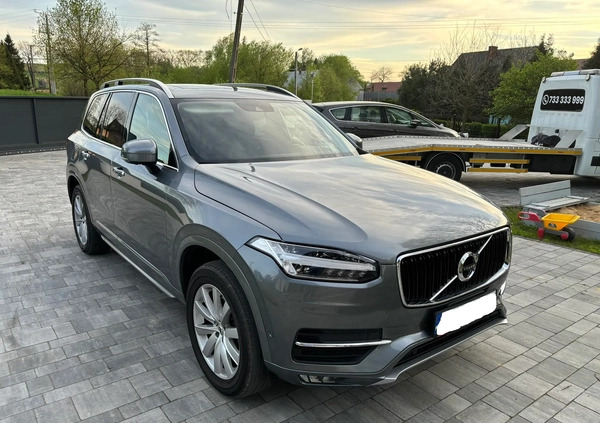 Volvo XC 90 cena 129999 przebieg: 82075, rok produkcji 2017 z Brzesko małe 407